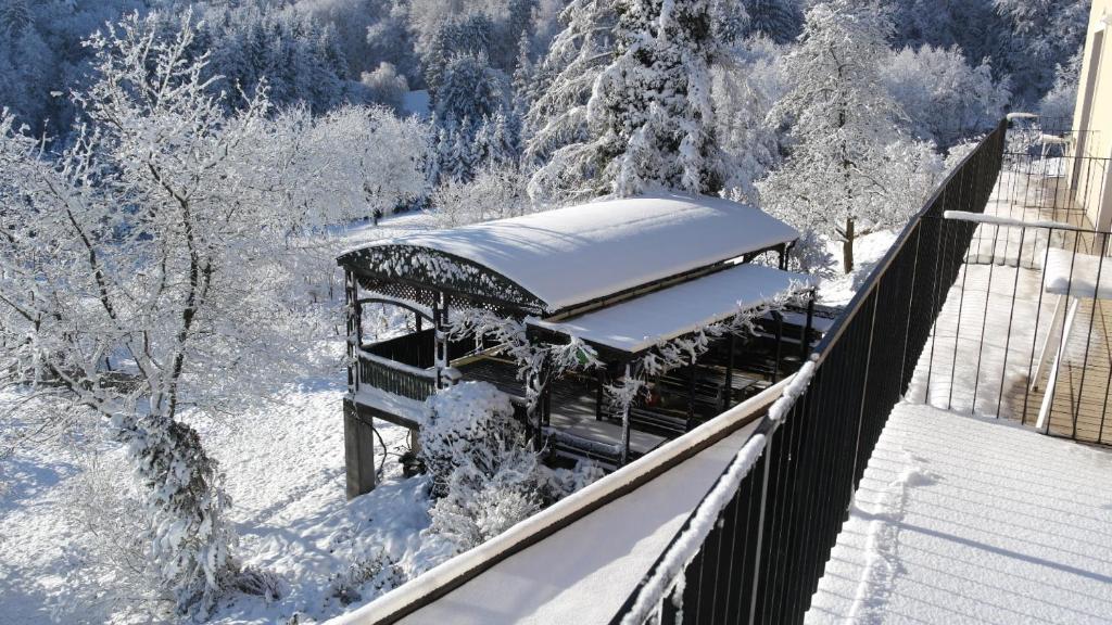 Landhaus Waldfrieden v zime