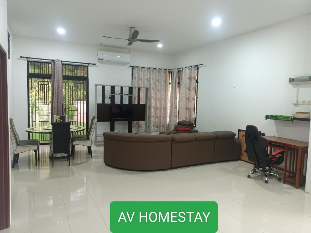 Ruang duduk di AV HOMESTAY