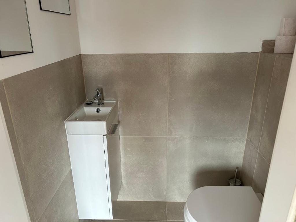 Koupelna v ubytování Appartements Winkler