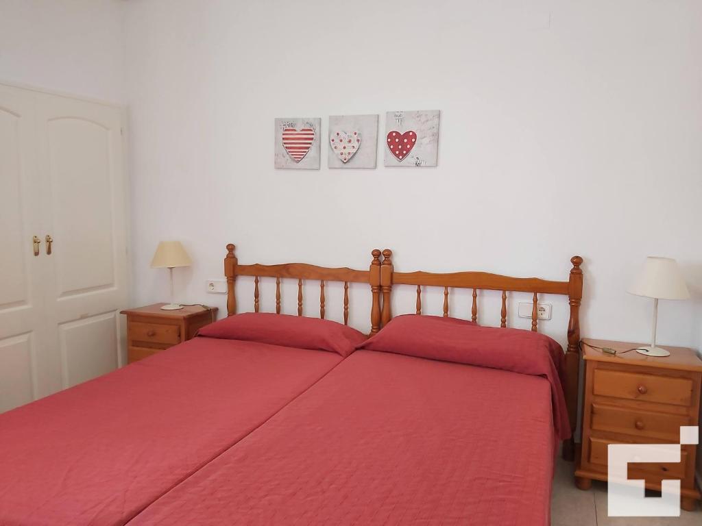Postel nebo postele na pokoji v ubytování Apartamento Zafiro 28C - Grupo Turis
