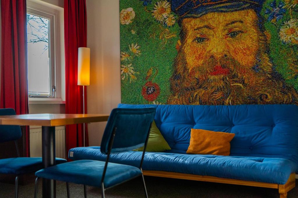Posezení v ubytování Kruller - Hotel B&B