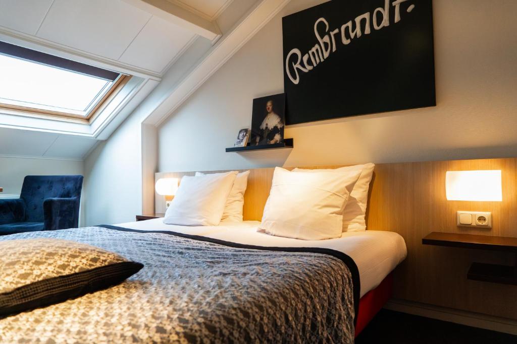 Postel nebo postele na pokoji v ubytování Kruller - Hotel B&B