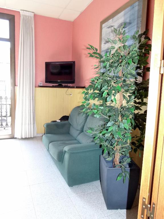 Posezení v ubytování Hostal Nuevo Colon