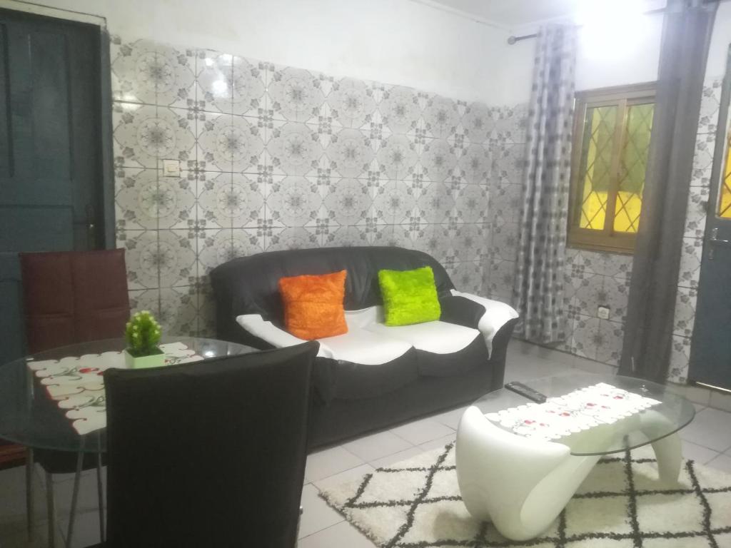 Koupelna v ubytování Appartement meublé Douala Bonapriso Savio