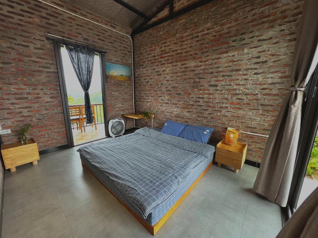 Vườn Trên Mây - Skyline Farm & Homestay - 双人间与山景