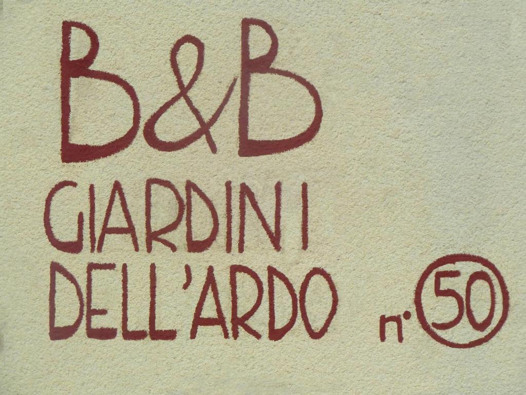 Certifikát, ocenenie alebo iný dokument vystavený v ubytovaní B&B Giardini dell'Ardo