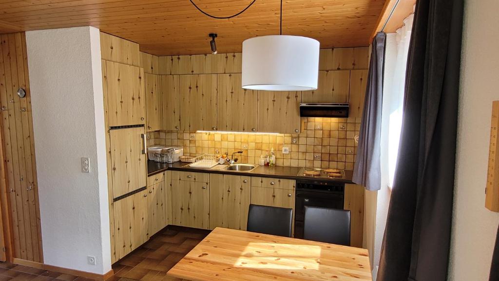 Kuchyň nebo kuchyňský kout v ubytování Chalet Arrabona