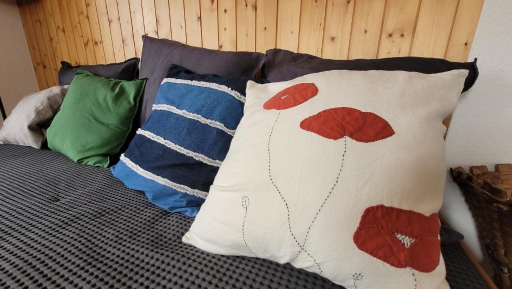 Postel nebo postele na pokoji v ubytování Chalet Arrabona