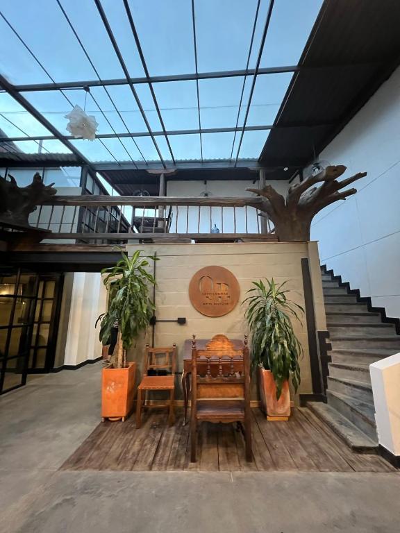 Balkón nebo terasa v ubytování Hotel Quinta Bolivar