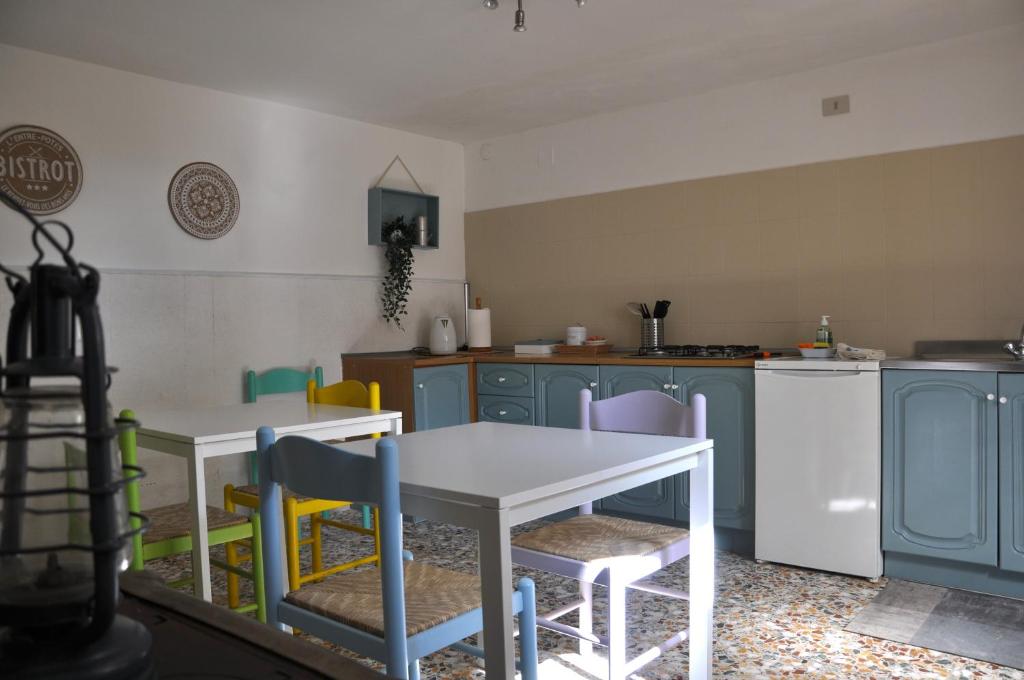 Kuchyň nebo kuchyňský kout v ubytování Casa Dona' Penne