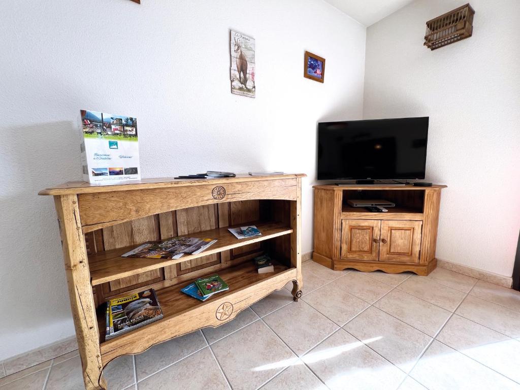 TV a/nebo společenská místnost v ubytování Bel appart - 2 chambres - terrasse - vue exceptionnelle - à 5 minutes du centre ville