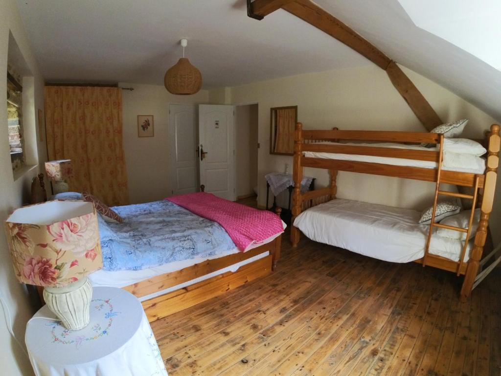 Postel nebo postele na pokoji v ubytování Vue Du Vallon