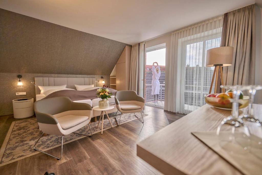 Posezení v ubytování Janssens Hotel