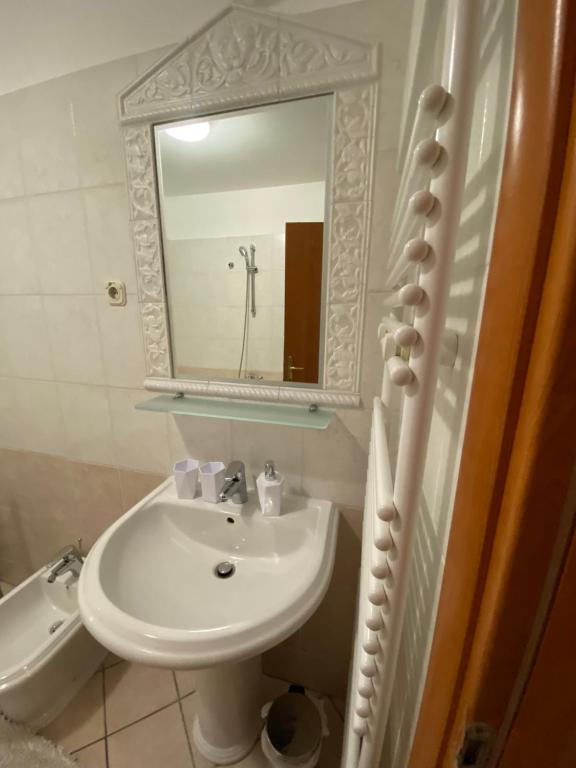 Koupelna v ubytování Apartment Tina
