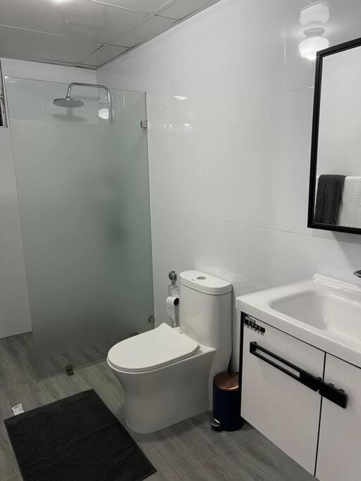 Koupelna v ubytování Moderno Apt en la ciudad