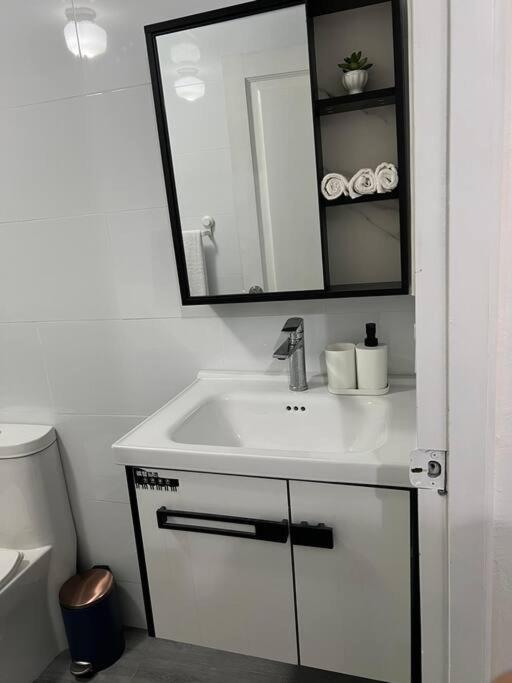 Koupelna v ubytování Moderno Apt en la ciudad