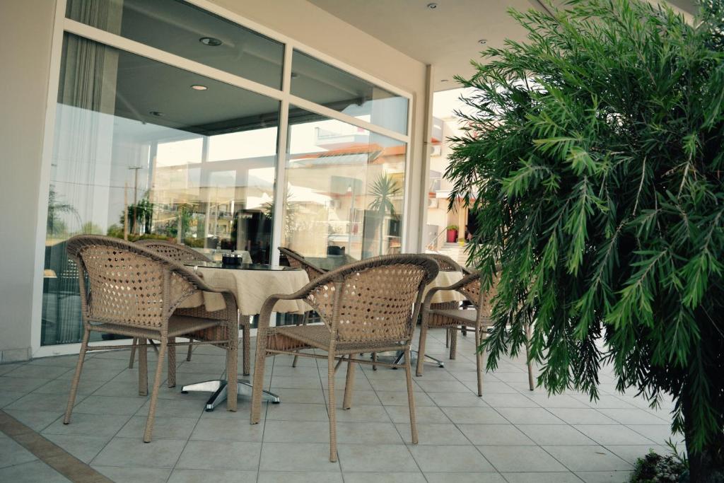 Patio nebo venkovní prostory v ubytování Hotel Toronto