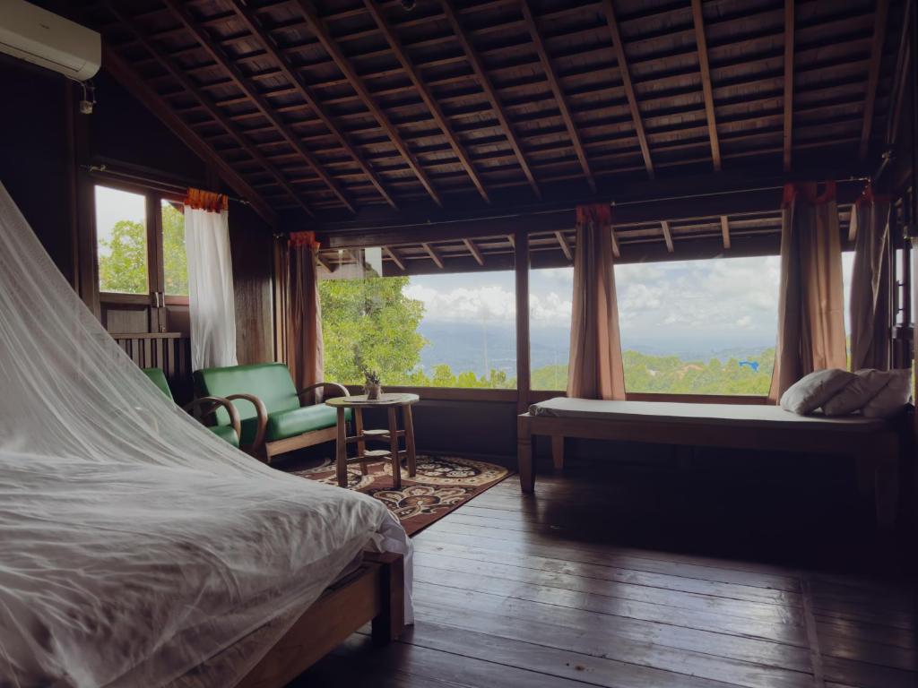 Munduk Tjeraki House - Deluxe Double O Twin Sala Con View De Mountain