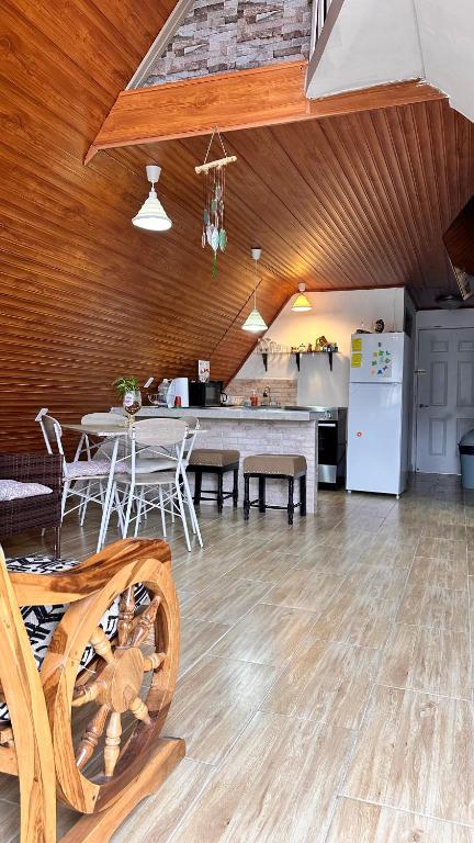 Kuchyň nebo kuchyňský kout v ubytování Casa María
