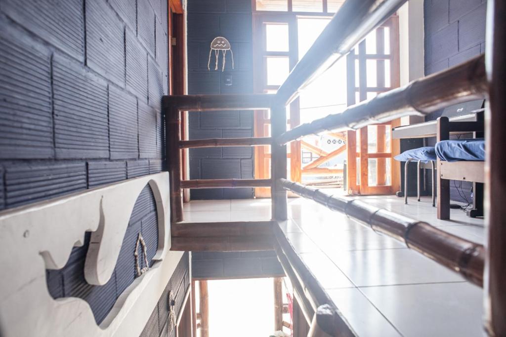 Postel nebo postele na pokoji v ubytování Hostel El Gran Azul Olon