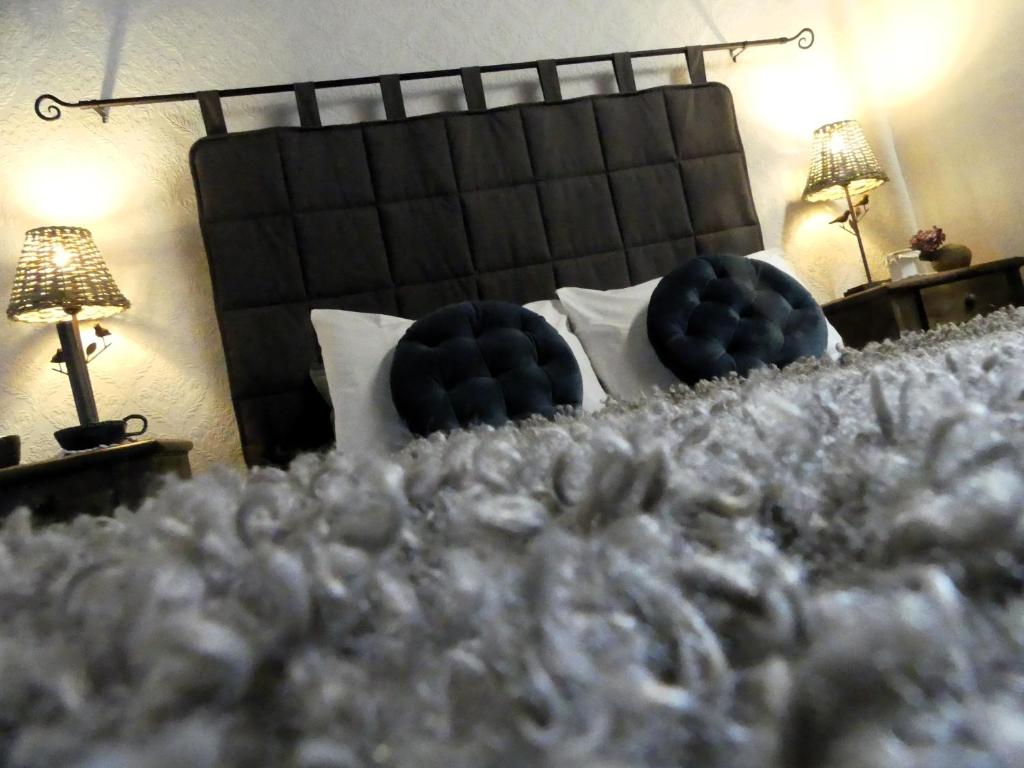 Postel nebo postele na pokoji v ubytování Suite romance