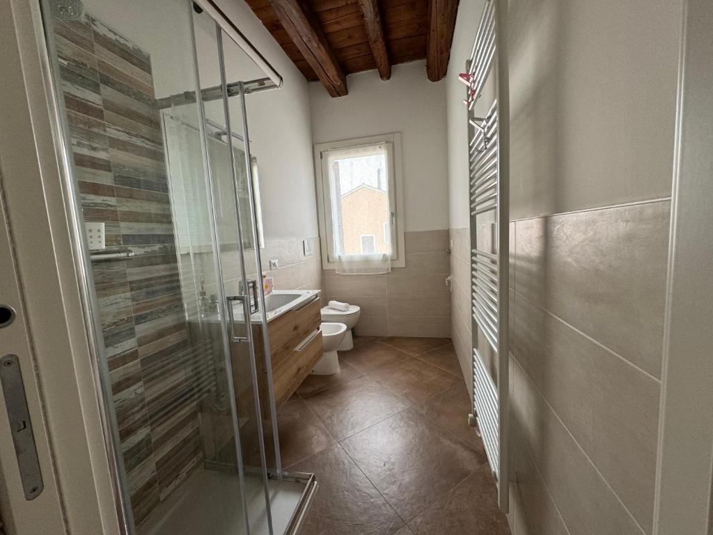 Koupelna v ubytování Casa Toè Quinto