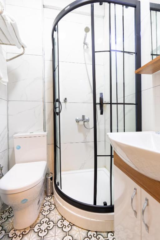 Koupelna v ubytování Valens Boutique Hotel