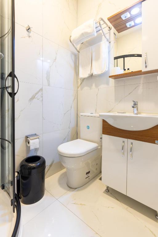 Koupelna v ubytování Valens Boutique Hotel