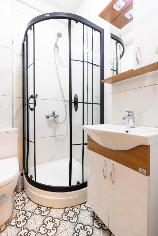 Koupelna v ubytování Valens Boutique Hotel
