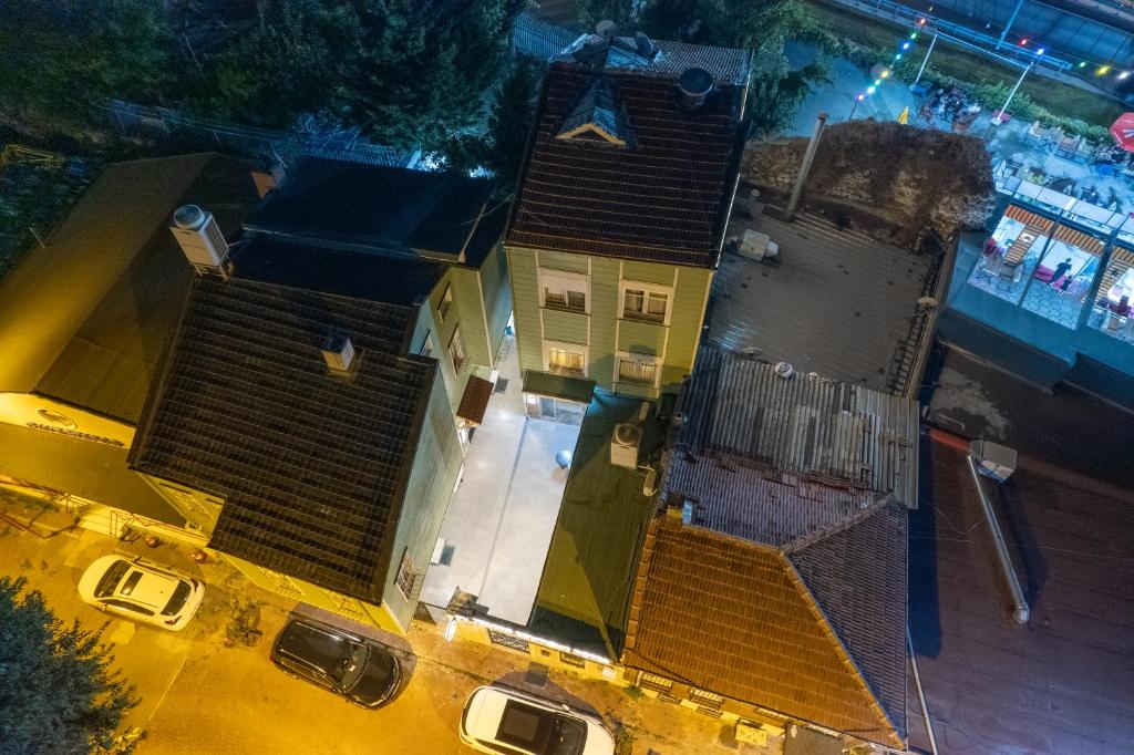 Budova, kde se aparthotel nachází