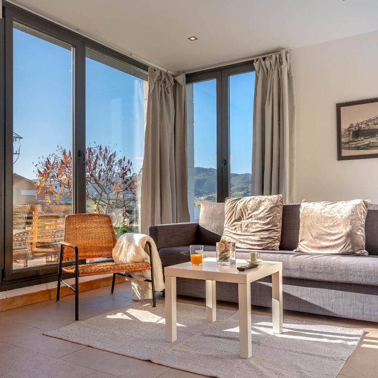 Posezení v ubytování Apartamentos Naredo