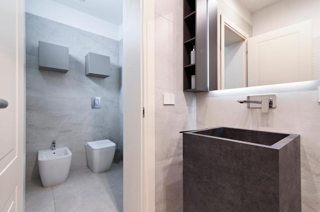 Koupelna v ubytování Chapeau Apartment - Lecce Selection
