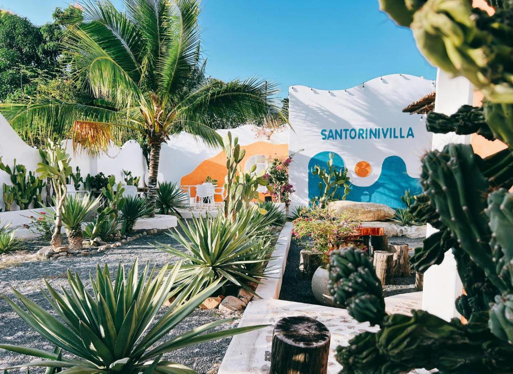 Zahrada ubytování Santorini Villa Cam Ranh