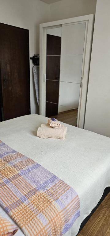 Postel nebo postele na pokoji v ubytování Apartman Pida