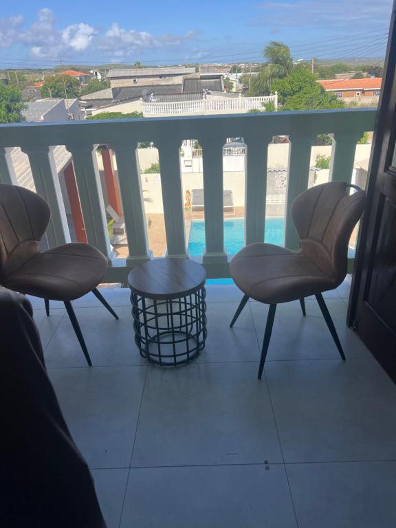 Balkón nebo terasa v ubytování Curasita Colour Appartments & Resort - adres kaya Sucre nst 282