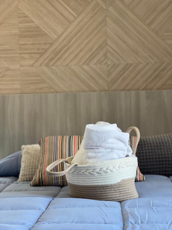 A bed or beds in a room at Dimora Bellini
