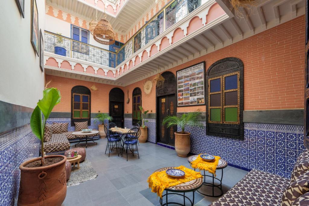 Posezení v ubytování RIAD MAMAHOUSE