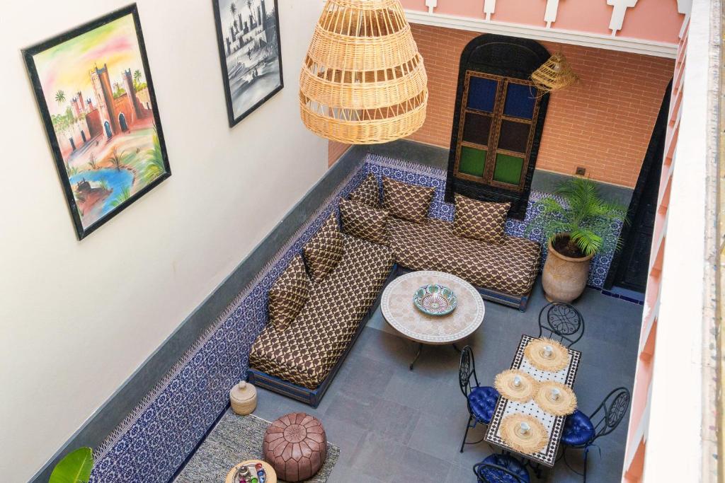 Posezení v ubytování RIAD MAMAHOUSE