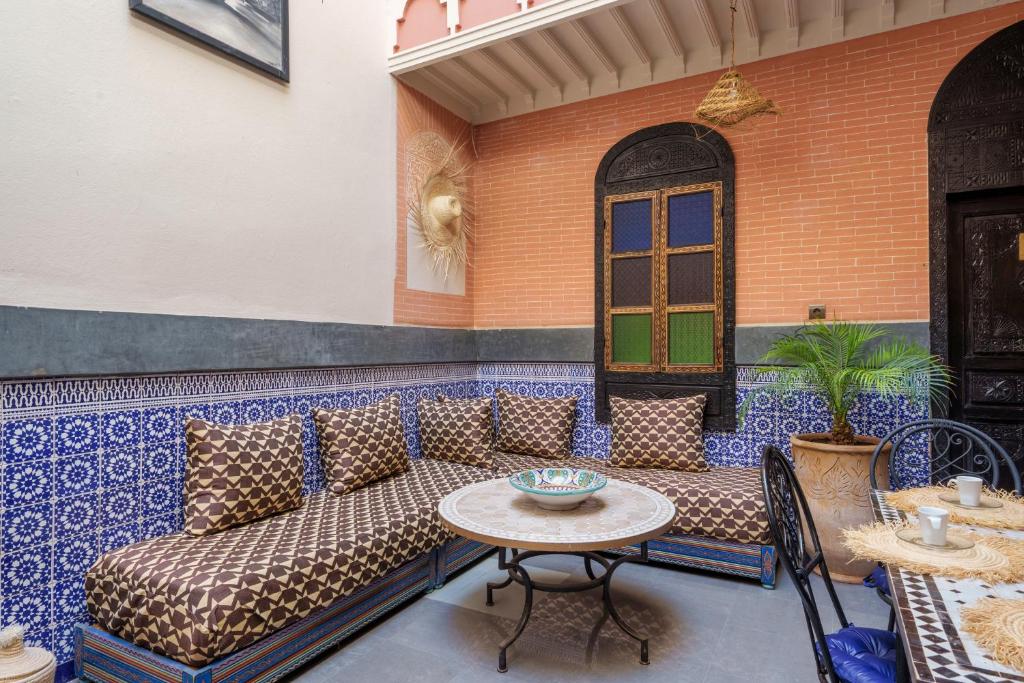 Posezení v ubytování RIAD MAMAHOUSE
