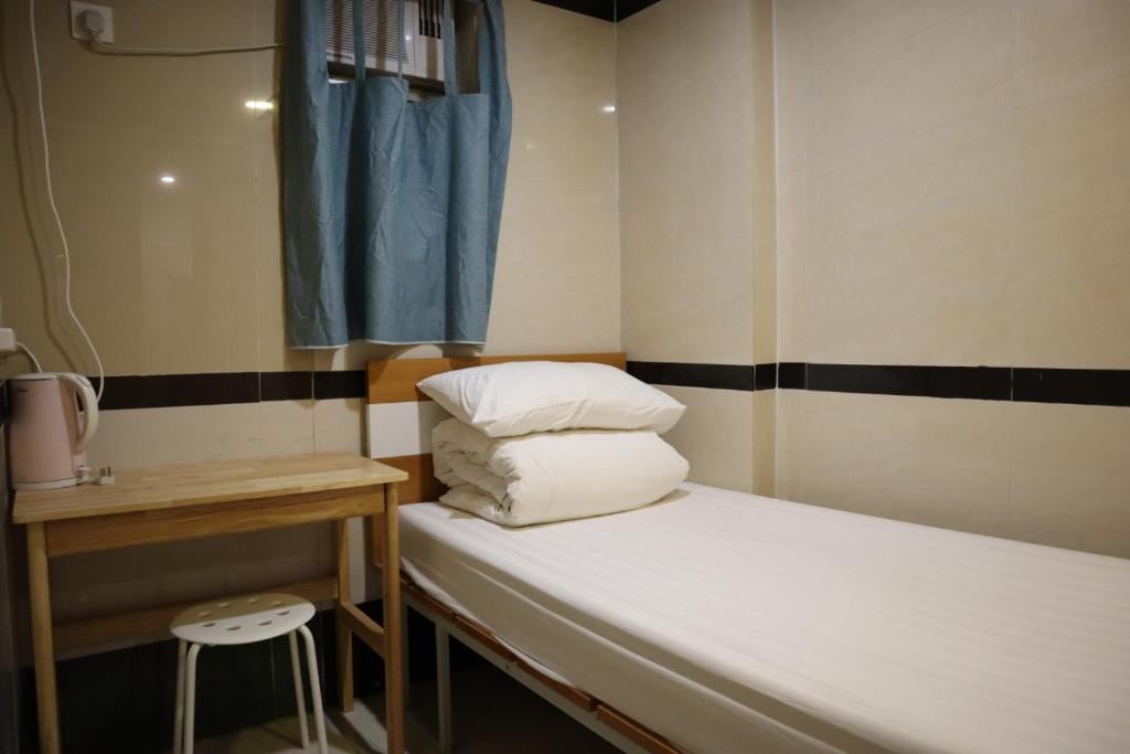 Katil atau katil-katil dalam bilik di Hong Kong Hostel
