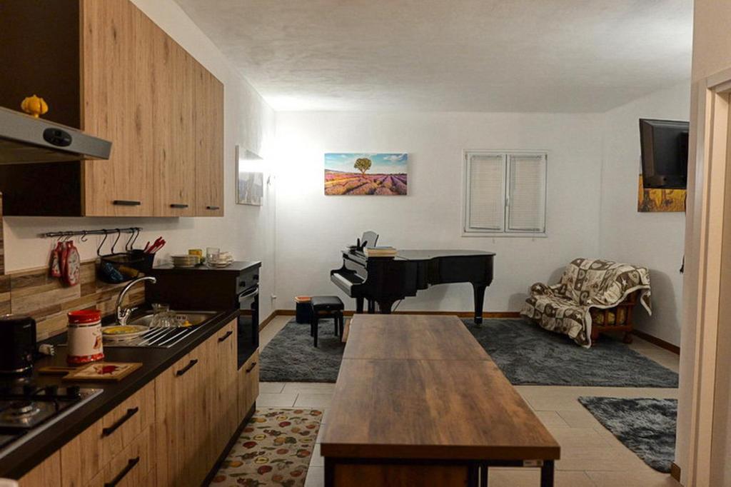Kuchyň nebo kuchyňský kout v ubytování Agriturismo Masseria San Basilio