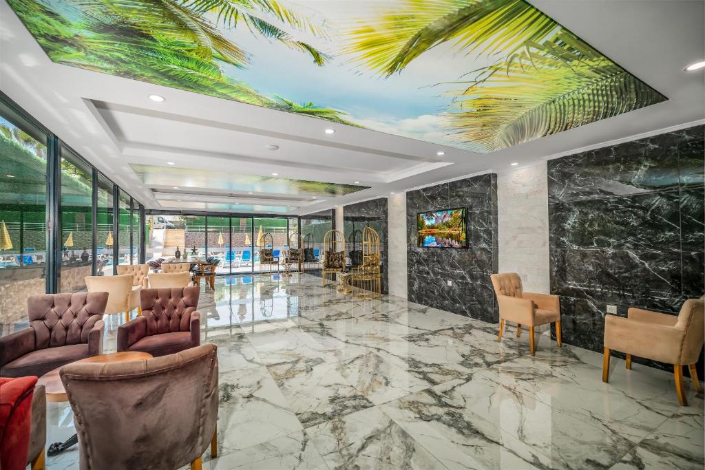 Posezení v ubytování Arsi Paradise Beach Hotel