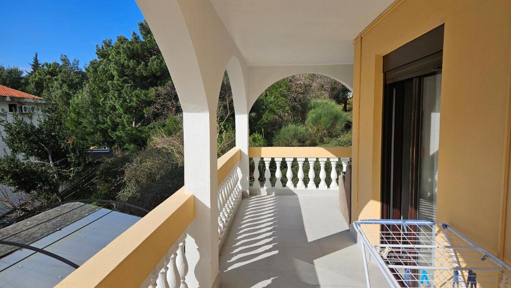 Un balcon sau o terasă la Apartmani Lime