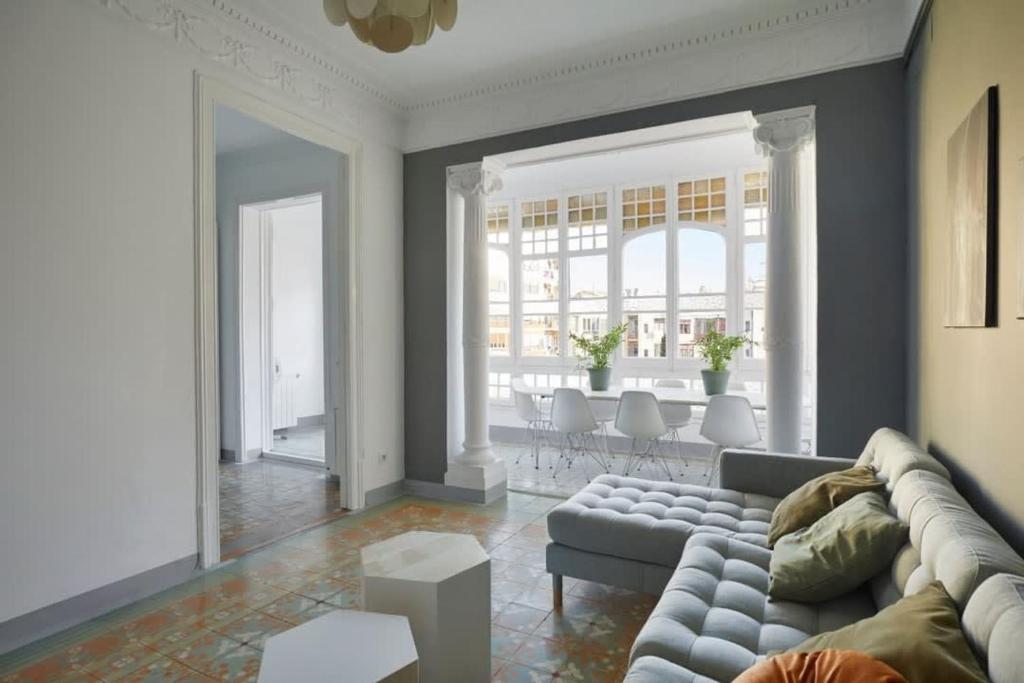 Posezení v ubytování Exclusive Luxe Design - Large Tranquil Penthouse