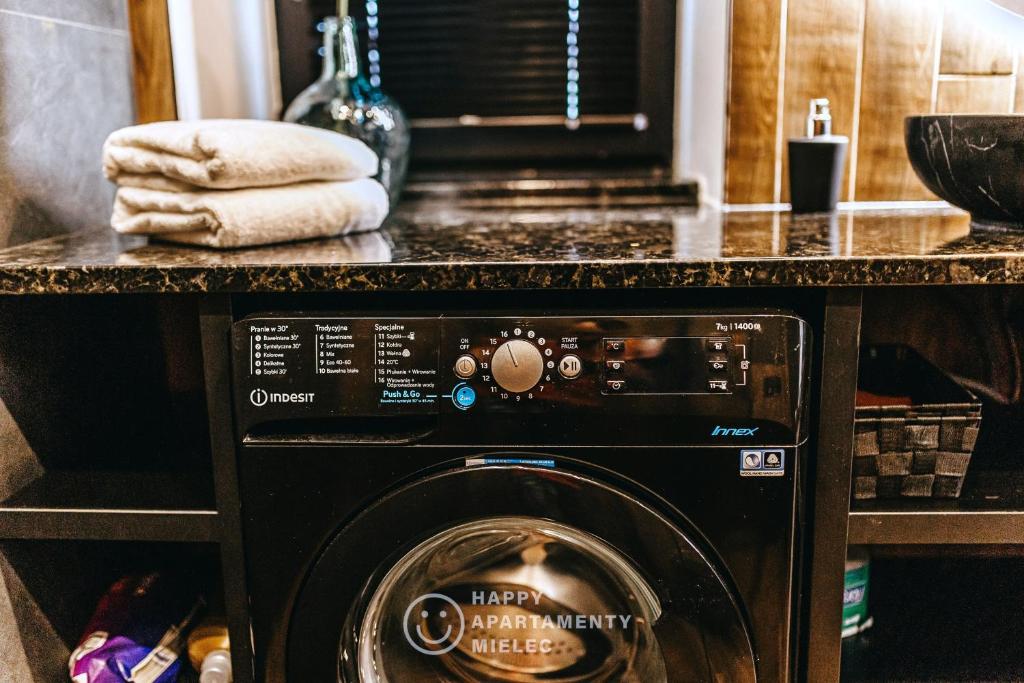 Kuchyň nebo kuchyňský kout v ubytování Happy Nest - ApartamentyHappy pl