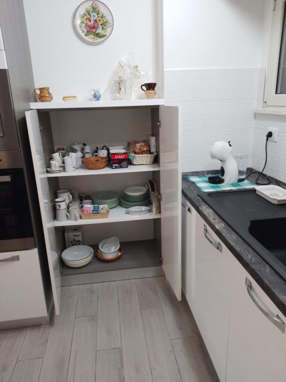 Kuchyň nebo kuchyňský kout v ubytování B&B La Zia - Manoppello