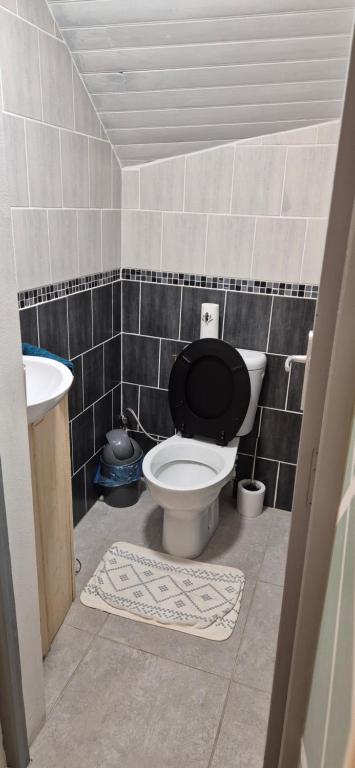 Koupelna v ubytování Le Cocon de Mila