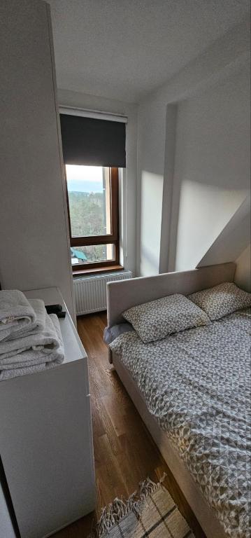 Postel nebo postele na pokoji v ubytování DM apartman Divcibare