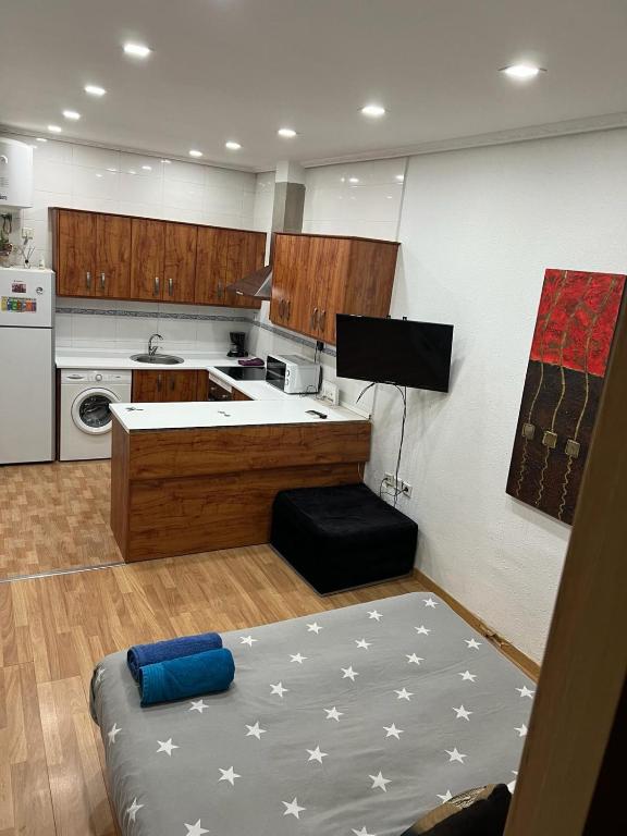 A kitchen or kitchenette at Estudio Nueva Numancia