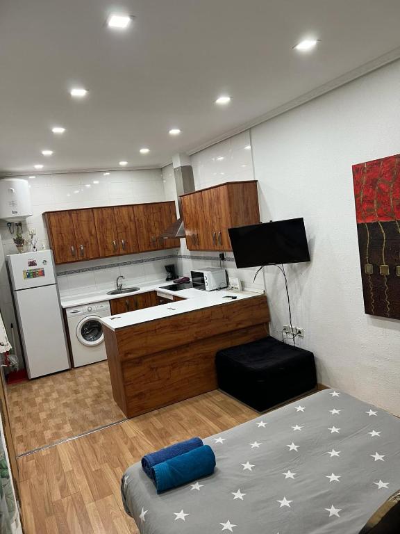 A kitchen or kitchenette at Estudio Nueva Numancia